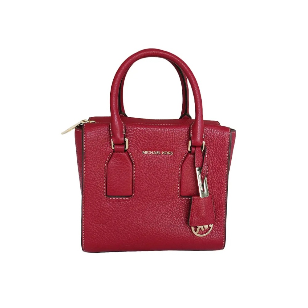 Michael Kors Selby Medium Zip-top Satchel (Red)
